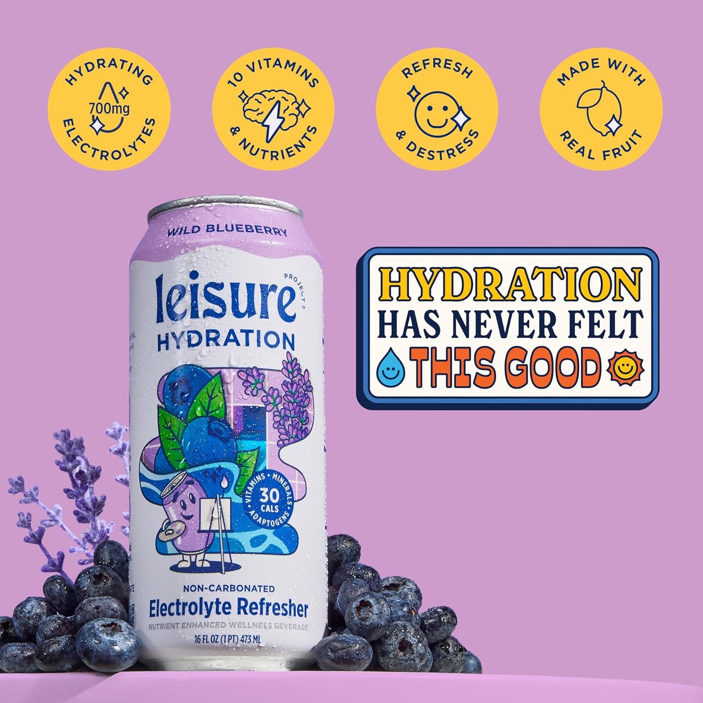 Leisure Hydration - Wild Blueberry