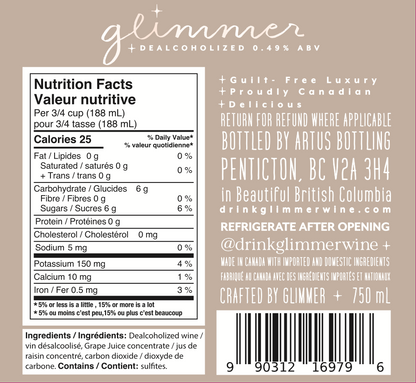 Glimmer - Sparkling Blanc de Blancs - 250mL
